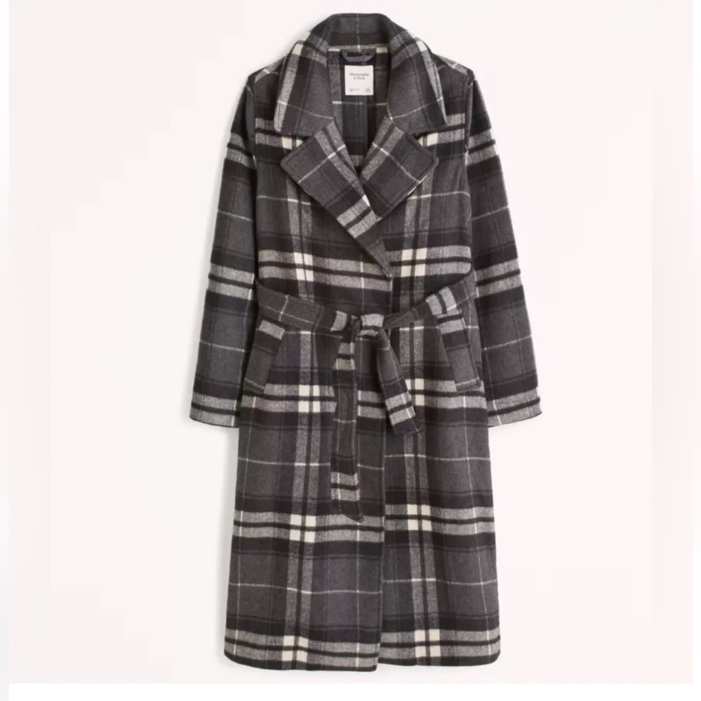 Abercrombie & Fitch Wool-Blend Coat